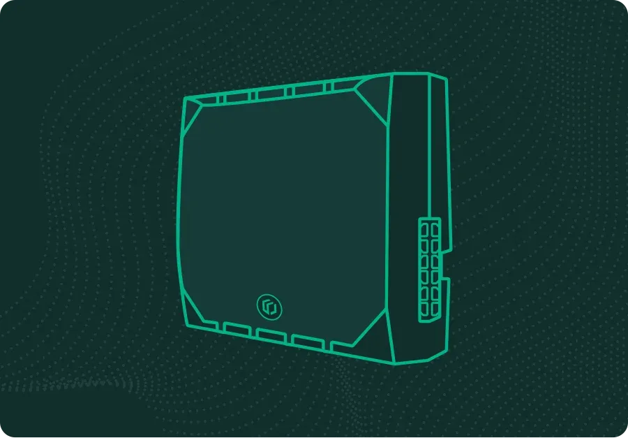 Illustration of the installed vehicle tracker