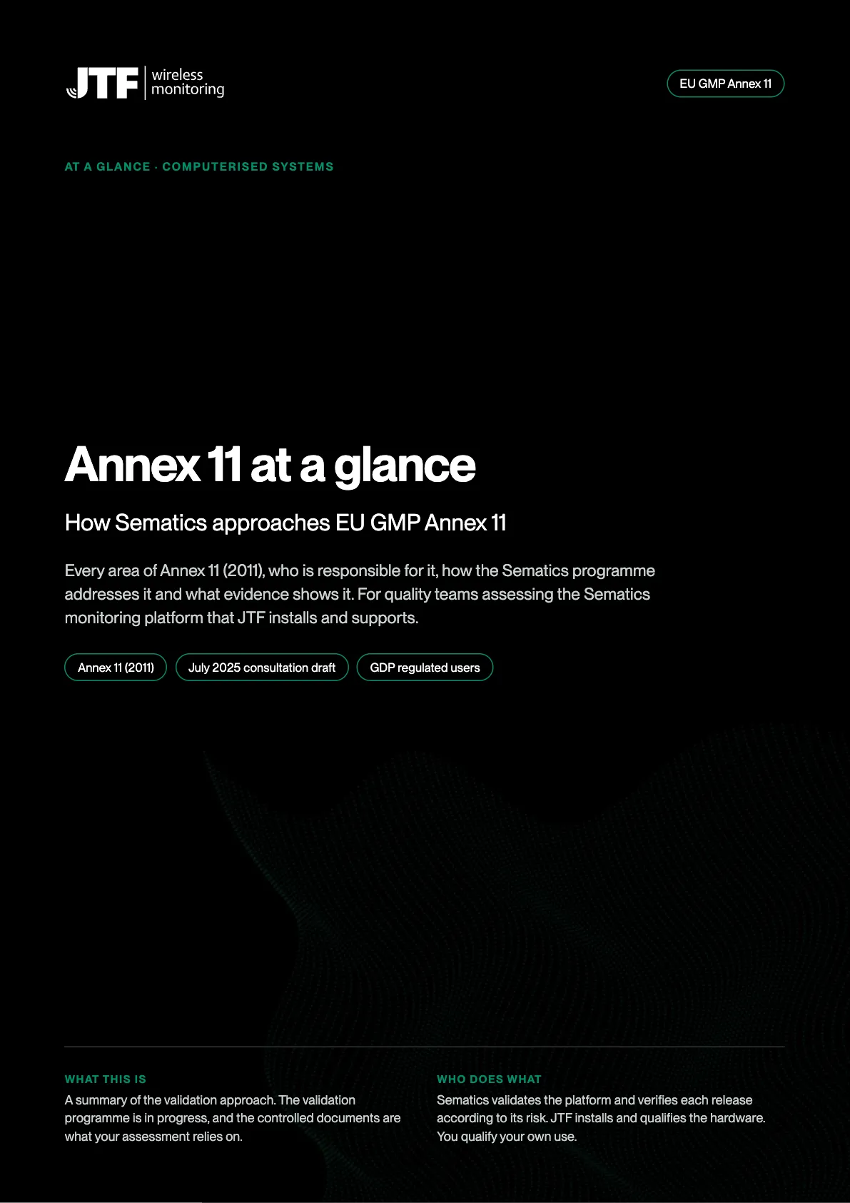 Page 1 of Annex 11 at a glance, preview