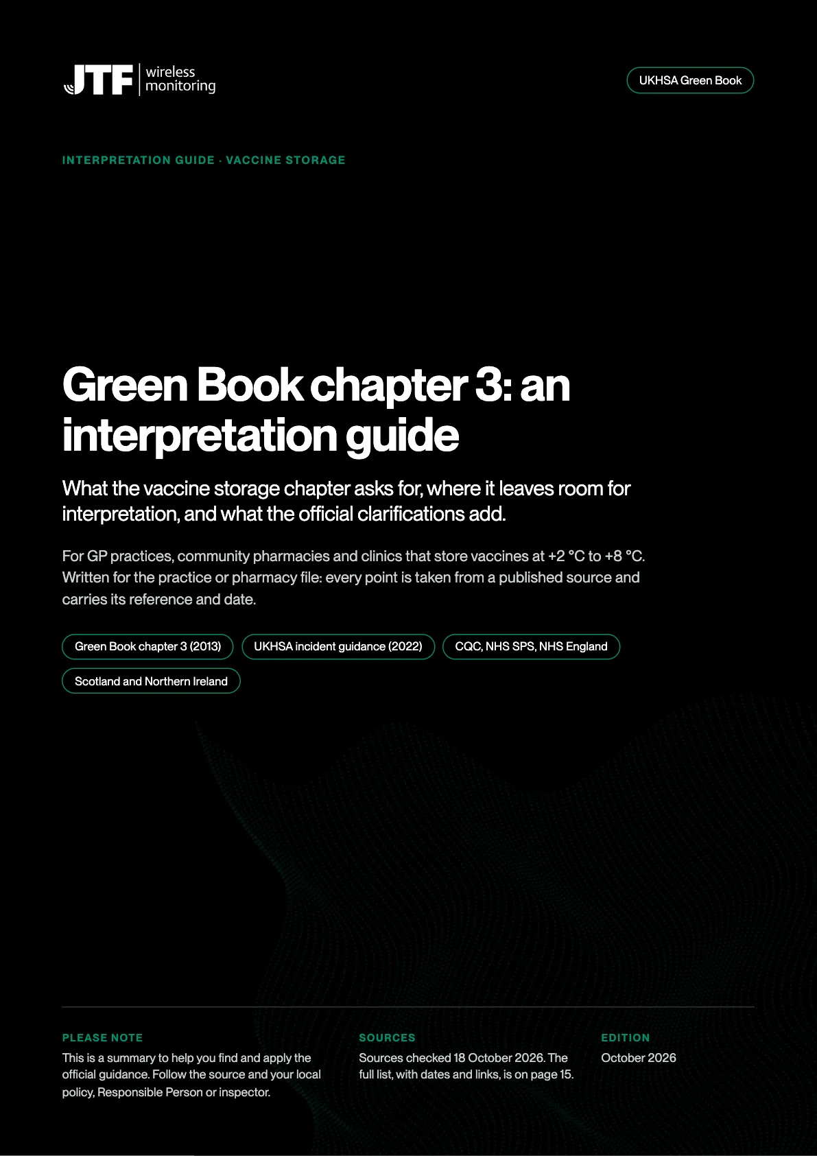 Page 1 of Green Book chapter 3: an interpretation guide, preview